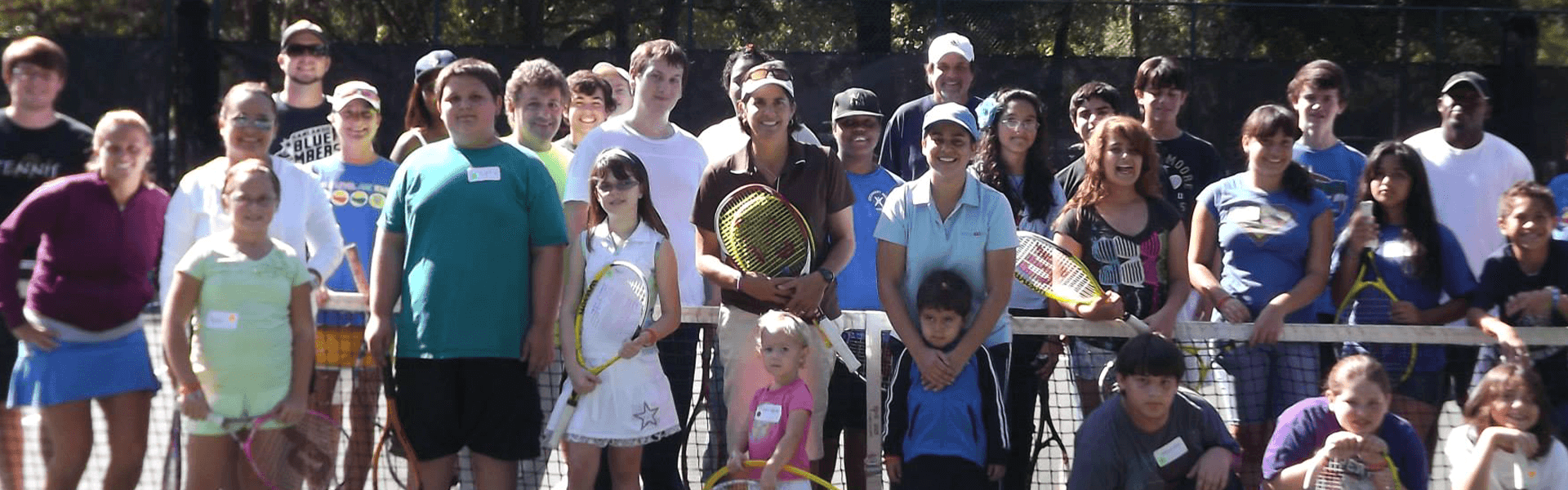 Aerial view of the Denton Johnson Tennis Corp facility
