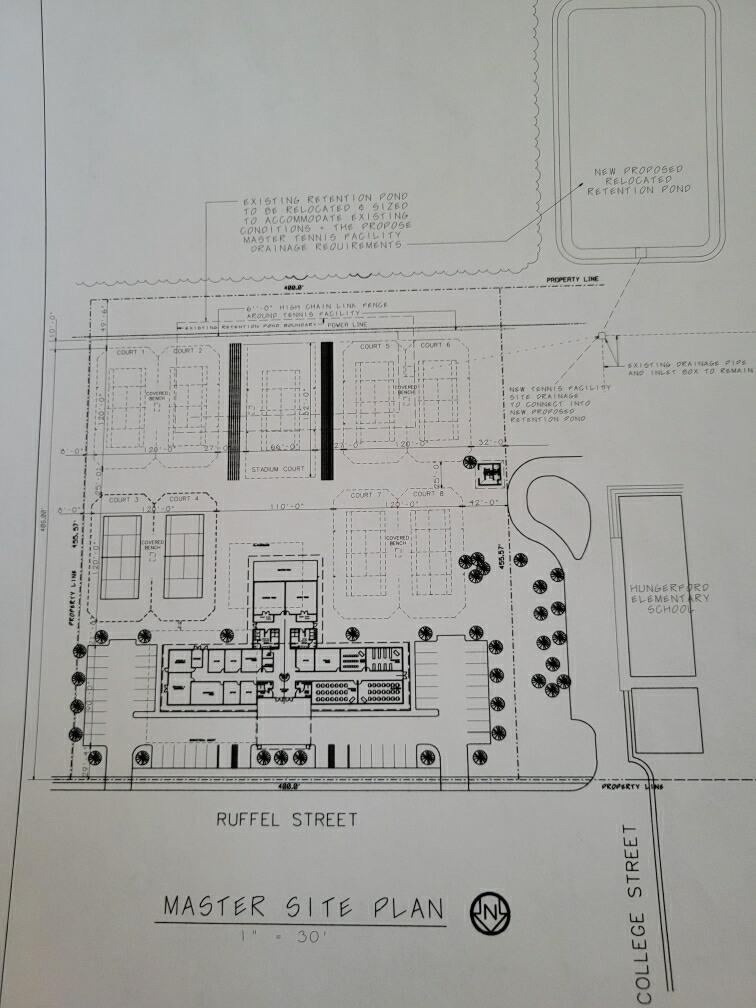 Architectural rendering of the future DJTC Youth Tennis and Education Complex